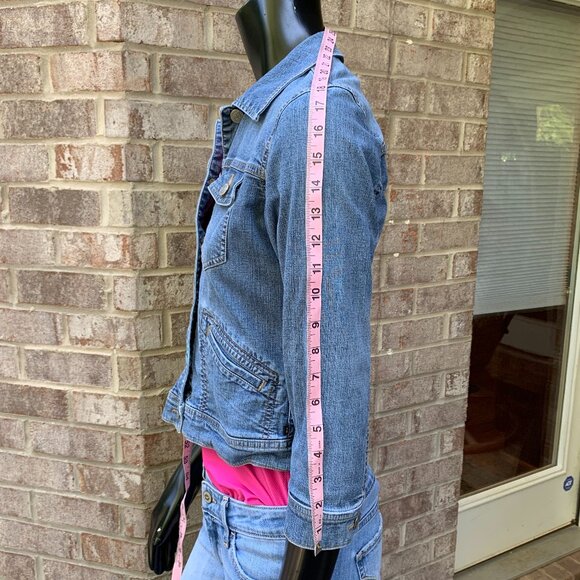 Ralph Lauren Polo Denim Cropped Jean Jacket Sz S - Picture 7 of 11